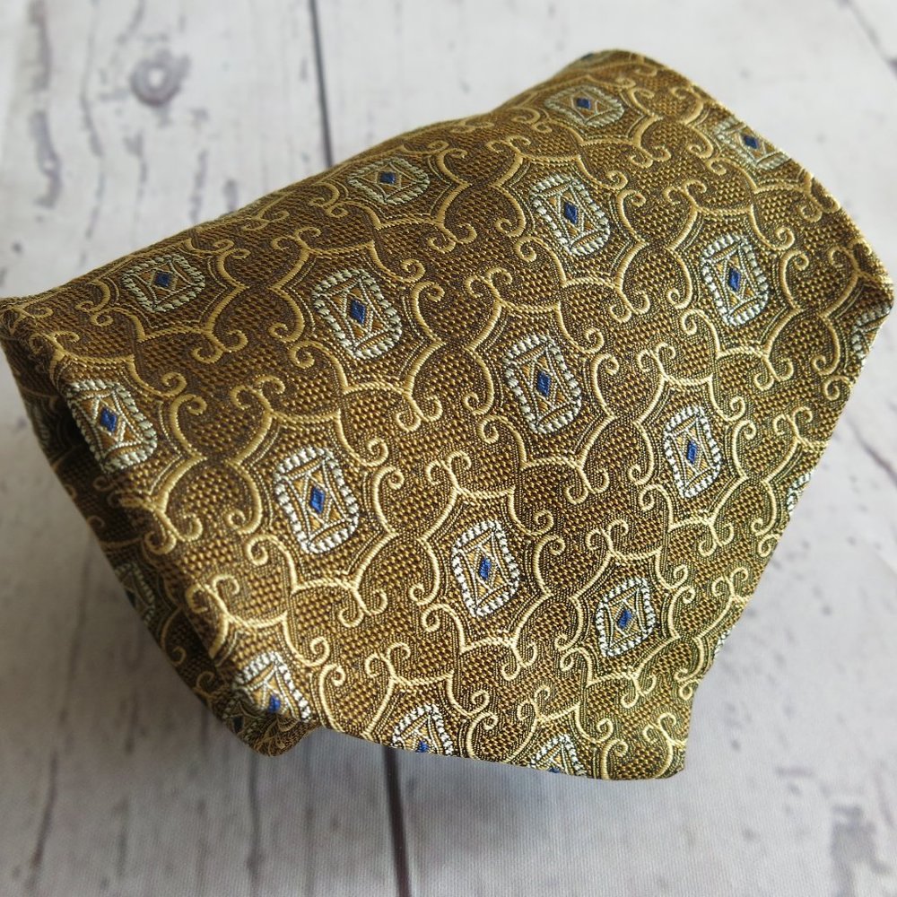 Robert Talbott Best of Class Multi Color Moroccan Pattern Men's Silk Neck Tie